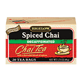 Bigelow  spiced chai black tea, decaffeinated, 20-bags Full-Size Picture